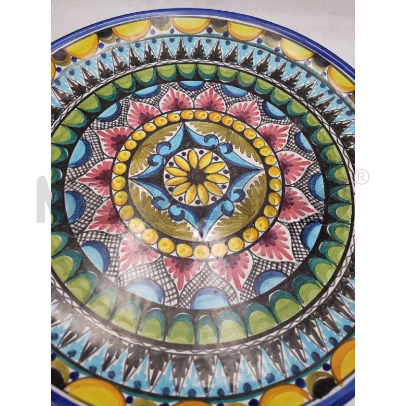 PIATTO CERAMICA PESCHICI DIPINTO  | Mercatino dell'Usato Settimo torinese 3
