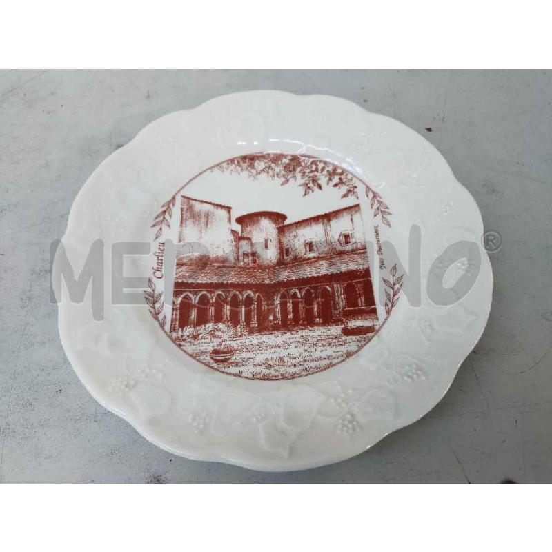 PIATTO CERAMICA YVES DUCOURTIOUX CHARLIEU FRANCE | Mercatino dell'Usato Settimo torinese 1