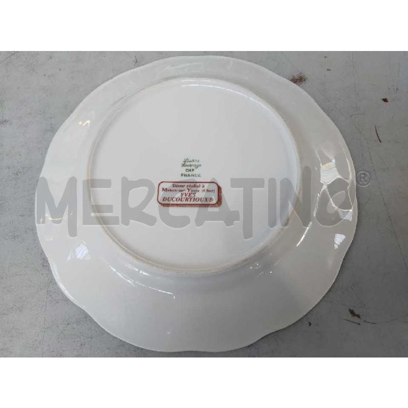 PIATTO CERAMICA YVES DUCOURTIOUX CHARLIEU FRANCE | Mercatino dell'Usato Settimo torinese 2