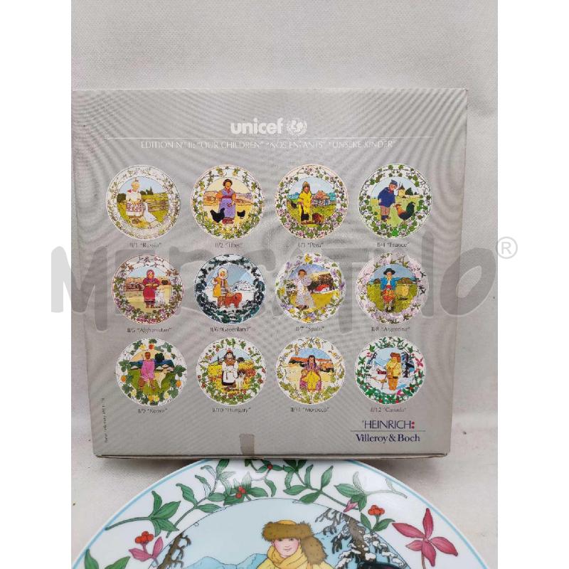 PIATTO UNICEF CANADA | Mercatino dell'Usato Settimo torinese 4