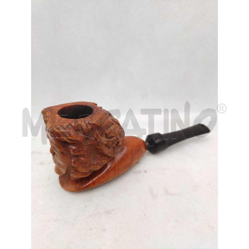 PIPA LEGNO INTARSIATO VISO  | Mercatino dell'Usato Settimo torinese 1