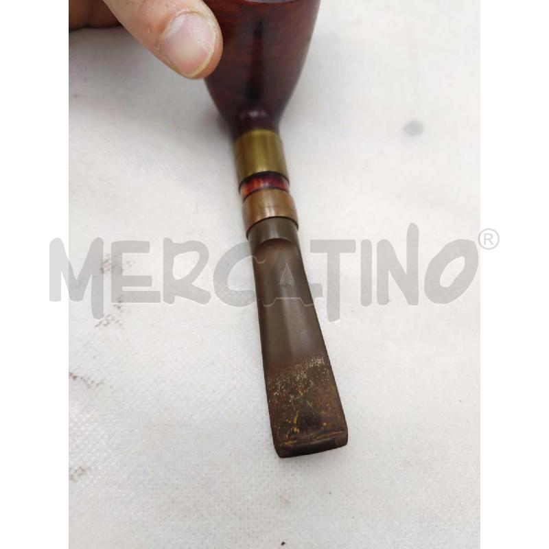 PIPA MARRONE CON PUNTINO BIANCO LATERALE | Mercatino dell'Usato Settimo torinese 2