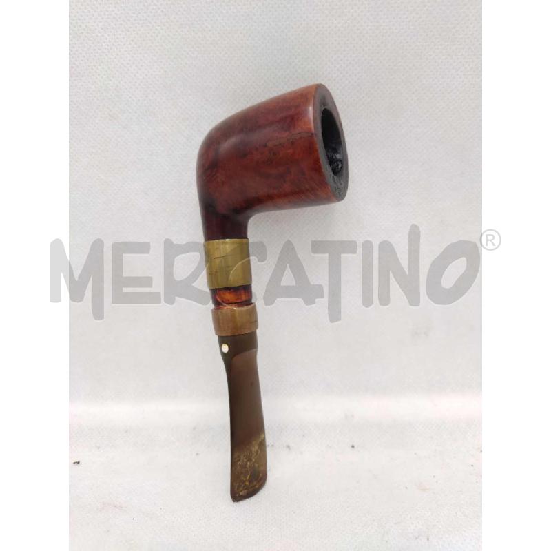 PIPA MARRONE CON PUNTINO BIANCO LATERALE | Mercatino dell'Usato Settimo torinese 4