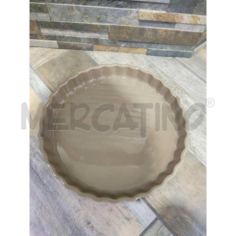 PIROFILA EMILE HENRY MARRONE CERAMICA MADE IN FRANCE ROTONDA | Mercatino dell'Usato Settimo torinese 1