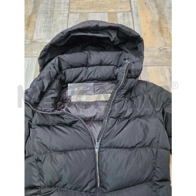 PIUMINO DONNA ADD NERO CAPPUCCIO AMOVIBILE ZIP DOPPIO CURSORE METALLERIA ARGENTO | Mercatino dell'Usato Settimo torinese 2
