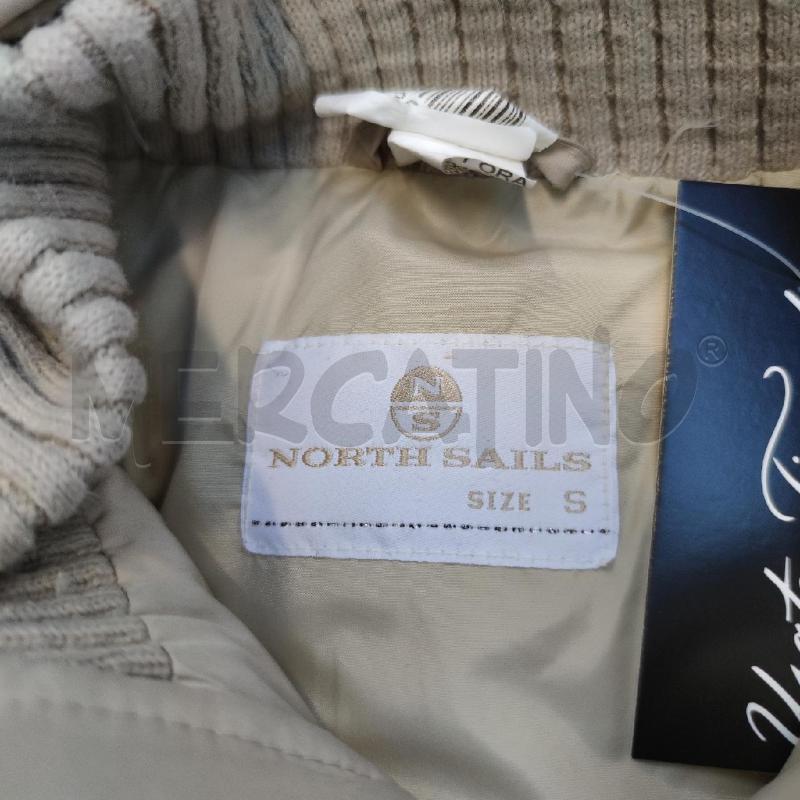 PIUMINO DONNA NORTH SAILS BEIGE COLLETTO TESSUTO | Mercatino dell'Usato Settimo torinese 3