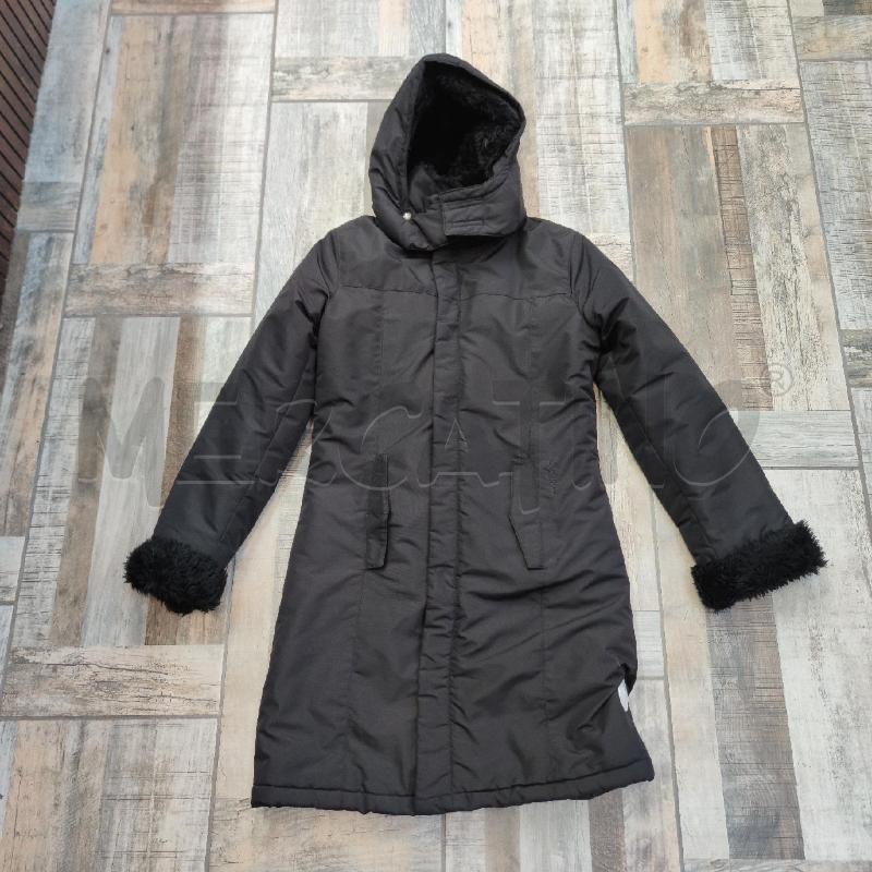 PIUMINO DONNA WOOLRICH NERO CAPPUCCIO PELO | Mercatino dell'Usato Settimo torinese 1