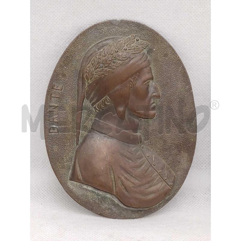 PLACCHE BRONZO DANTE E BEATRICE CESARE RUGA COPPIA  | Mercatino dell'Usato Settimo torinese 2