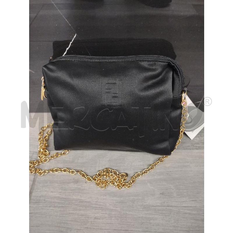 POCHETTE/TRACOLLINA FENDI NERA METALLERIA DORATA | Mercatino dell'Usato Settimo torinese 1