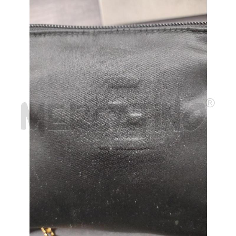 POCHETTE/TRACOLLINA FENDI NERA METALLERIA DORATA | Mercatino dell'Usato Settimo torinese 4