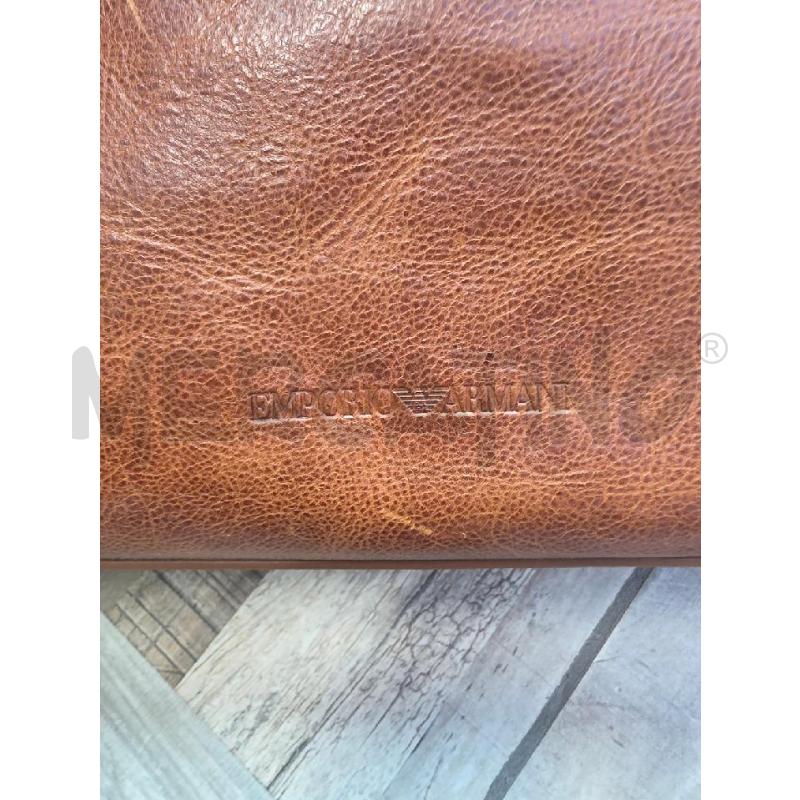 POCHETTE A MANO EMPORIO ARMANI PELLE CAMMELLO | Mercatino dell'Usato Settimo torinese 2