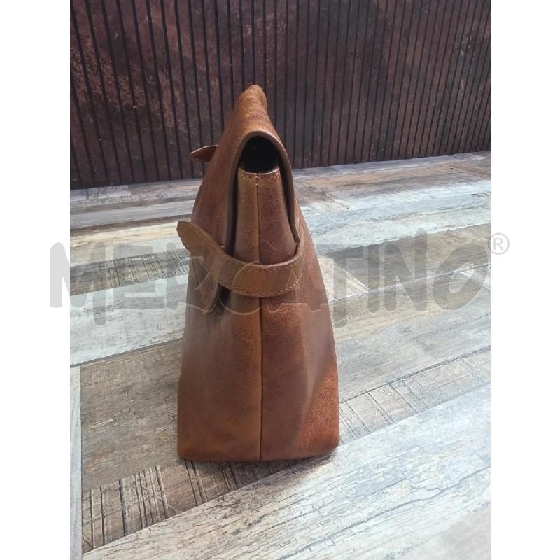 POCHETTE A MANO EMPORIO ARMANI PELLE CAMMELLO | Mercatino dell'Usato Settimo torinese 3