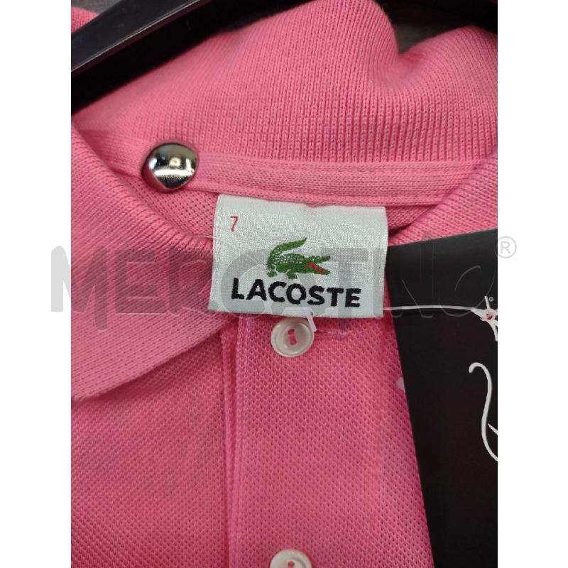 POLO UOMO NUOVA LACOSTE ROSA  | Mercatino dell'Usato Settimo torinese 4