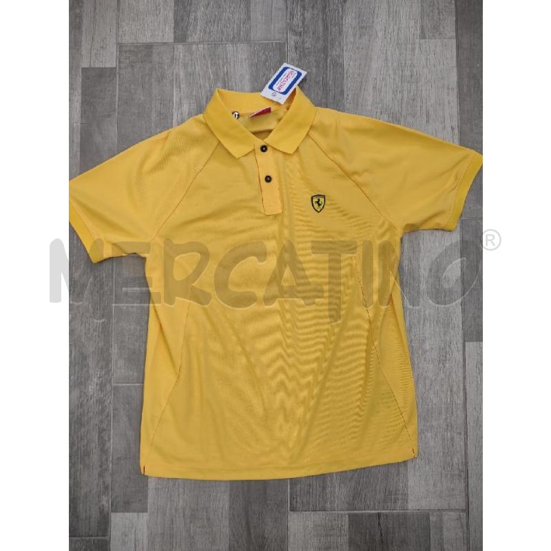 POLO UOMO SCUDERIA FERRARI GIALLA  | Mercatino dell'Usato Settimo torinese 1