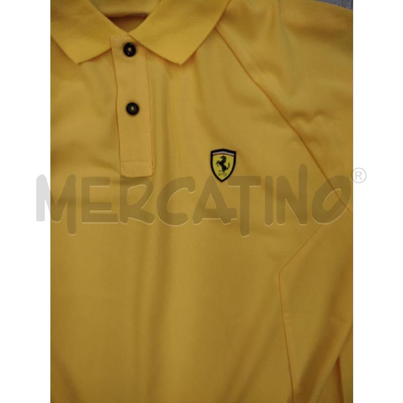 POLO UOMO SCUDERIA FERRARI GIALLA  | Mercatino dell'Usato Settimo torinese 2