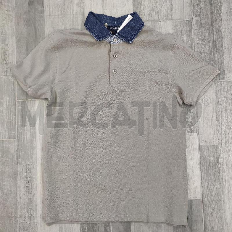 POLO UOMO SPADA ROMA GRIGIA COLLETTO JEANS NUOVA | Mercatino dell'Usato Settimo torinese 1