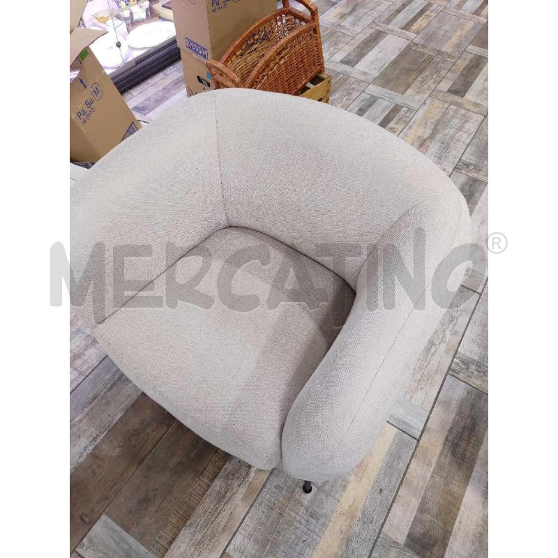 POLTRONCINA GRIGIA TESSUTO | Mercatino dell'Usato Settimo torinese 2