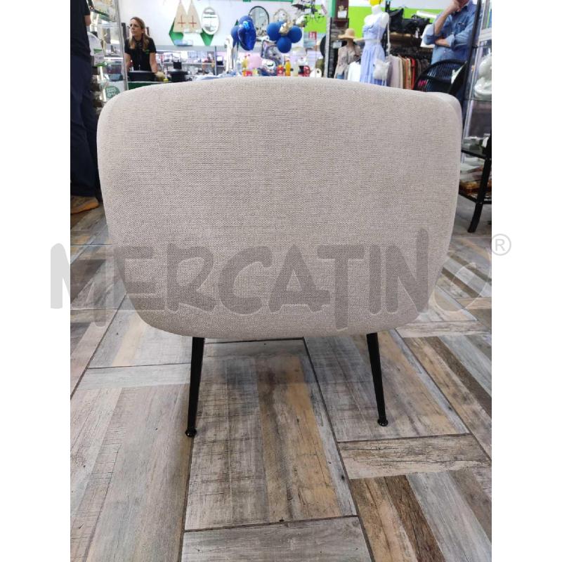 POLTRONCINA GRIGIA TESSUTO | Mercatino dell'Usato Settimo torinese 3