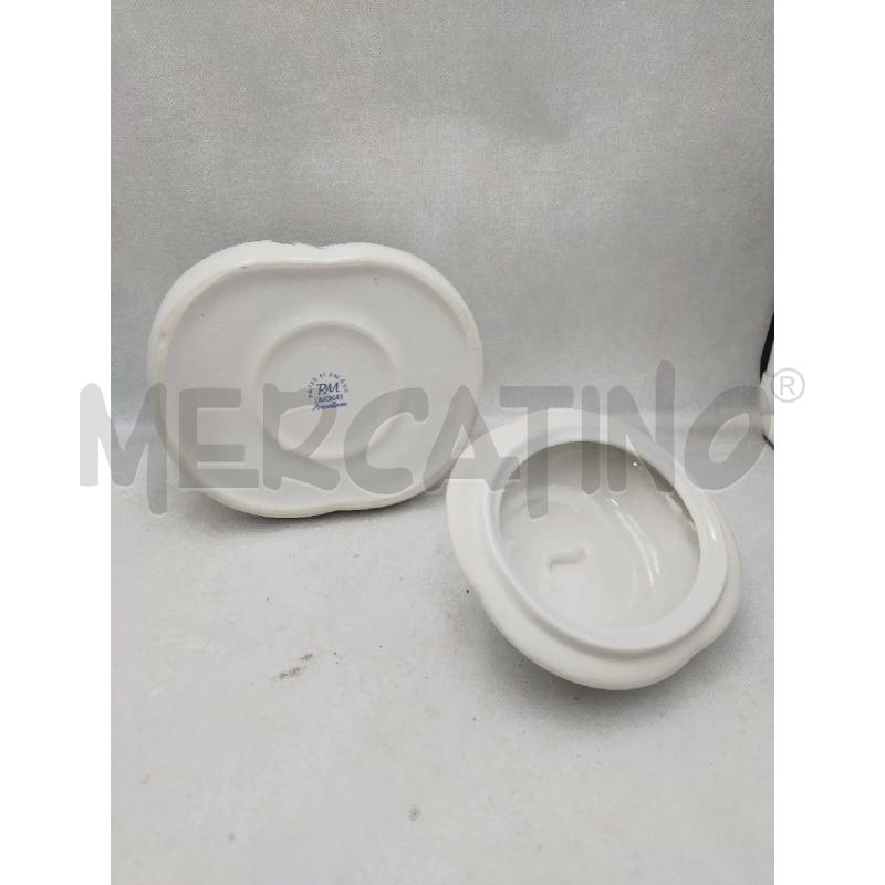 PORTA CARAMELLE CERAMICA BORDO DORATO  FIOERE DORATO  | Mercatino dell'Usato Settimo torinese 4
