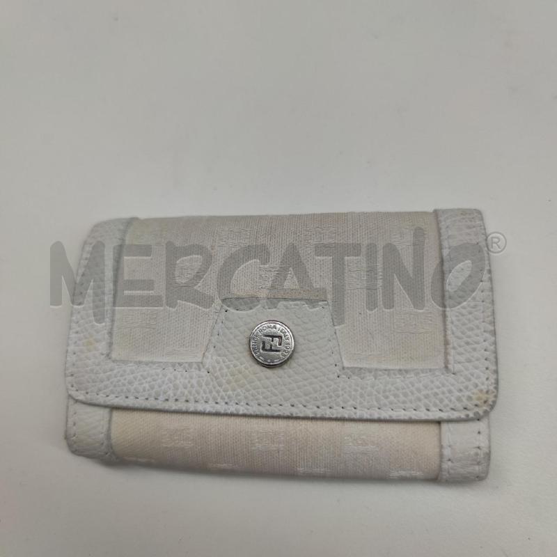 PORTA CHIAVI FENDI PANNA PROFILI PELLE | Mercatino dell'Usato Settimo torinese 1
