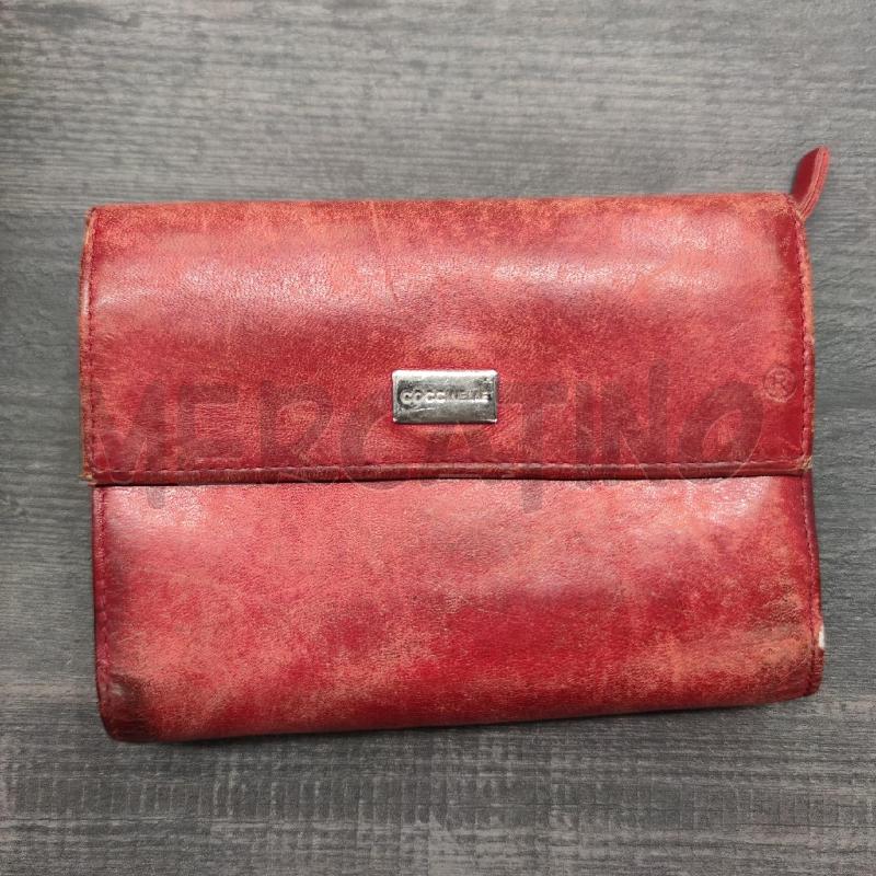 PORTA FOGLIO COCCINELLE PELLE ROSSO | Mercatino dell'Usato Settimo torinese 1