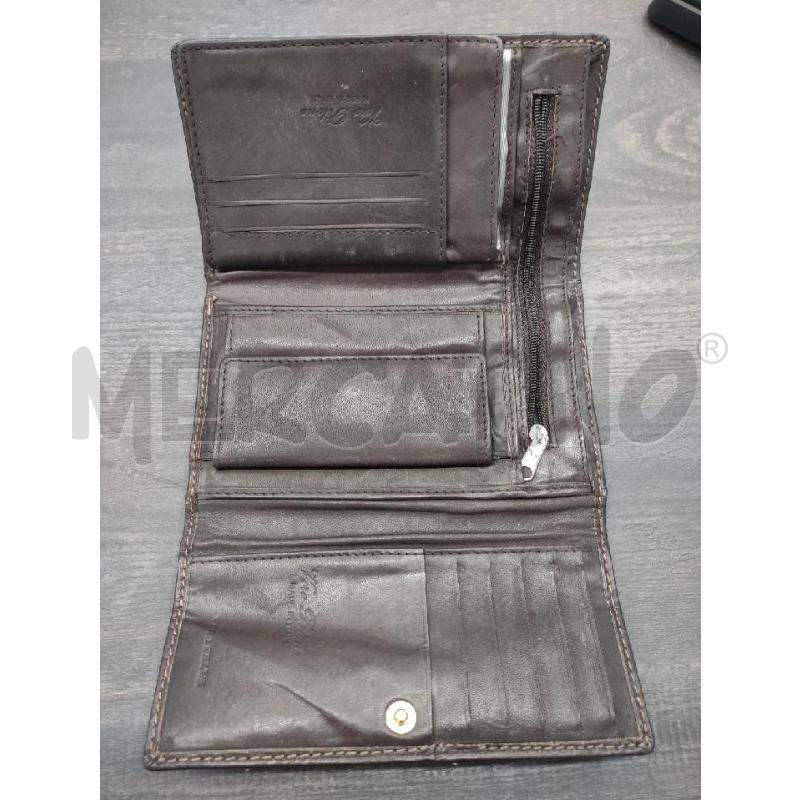 PORTA FOGLIO PITONE PELLE VERDONE  | Mercatino dell'Usato Settimo torinese 3