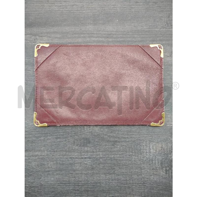PORTA FOGLIO PORTA CARTE CARTIER PELLE BORDEAUX | Mercatino dell'Usato Settimo torinese 2
