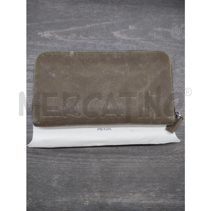 PORTA FOGLIO PRADA NYLON MARRONE CON SCATOLA | Mercatino dell'Usato Settimo torinese 3