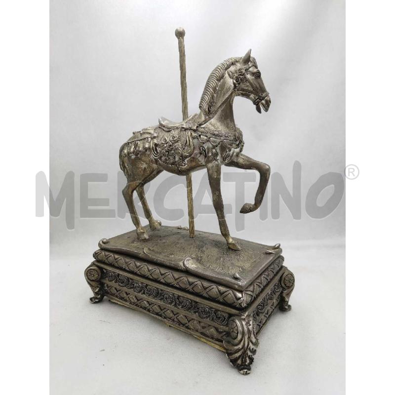 PORTA GIOIE RETTANGOLARE METALLO CON CAVALLO | Mercatino dell'Usato Settimo torinese 3