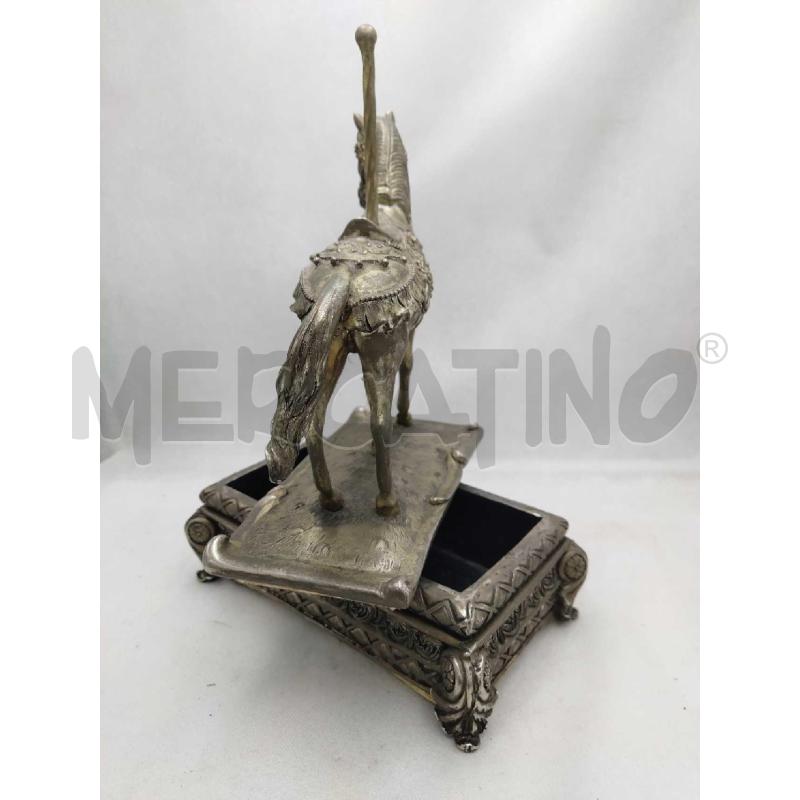 PORTA GIOIE RETTANGOLARE METALLO CON CAVALLO | Mercatino dell'Usato Settimo torinese 4