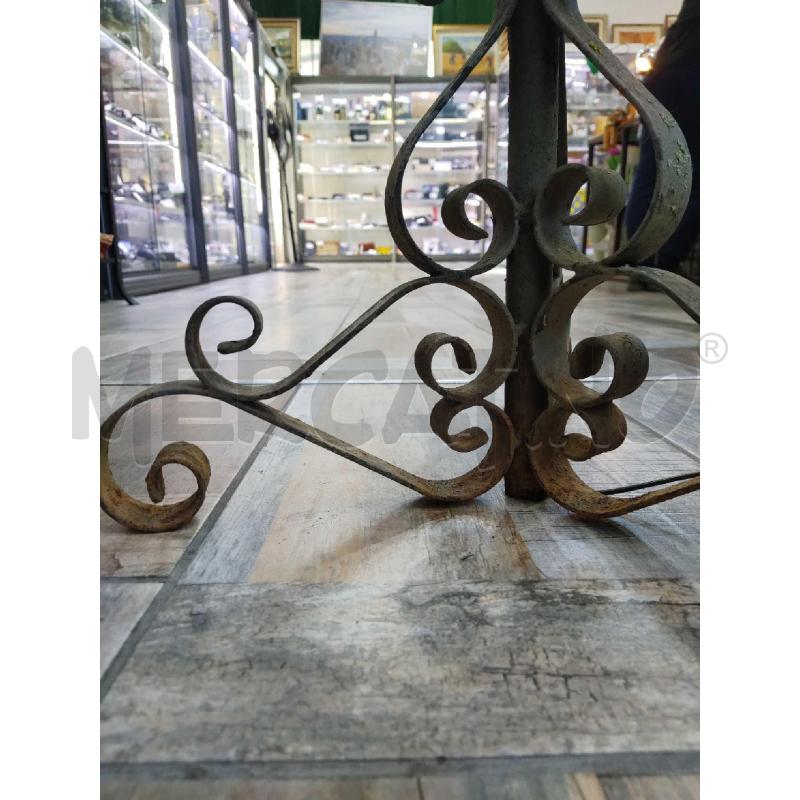 PORTA LANTERNA IN FERRO BATTUTO NERO | Mercatino dell'Usato Settimo torinese 5