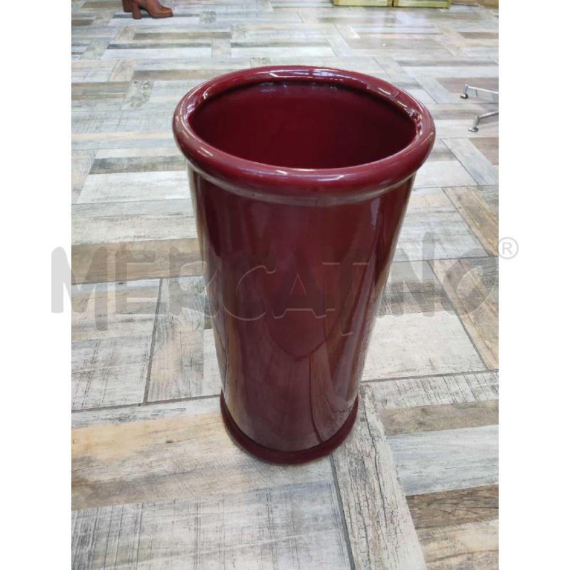 PORTA OMBRELLI CEARMICA ROSSO  | Mercatino dell'Usato Settimo torinese 1