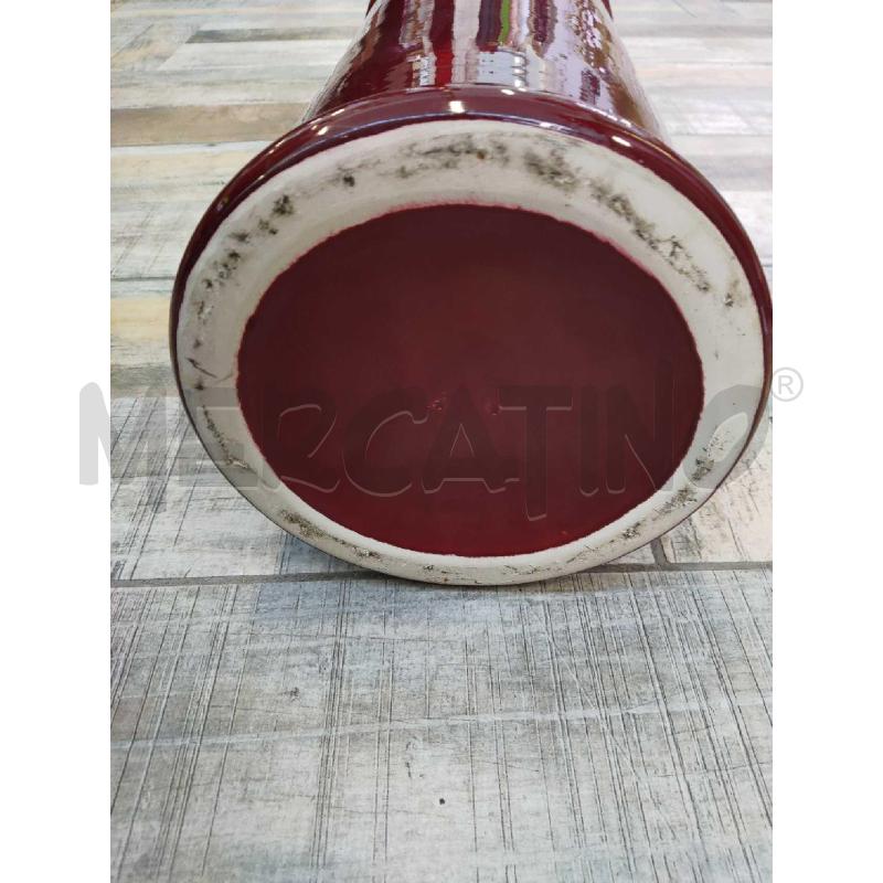 PORTA OMBRELLI CEARMICA ROSSO  | Mercatino dell'Usato Settimo torinese 2