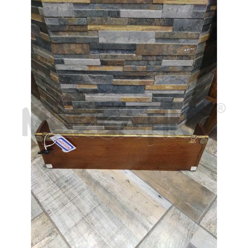 PORTA PIPE LEGNO CON FINITURA DORATA DA APPENDERE | Mercatino dell'Usato Settimo torinese 3