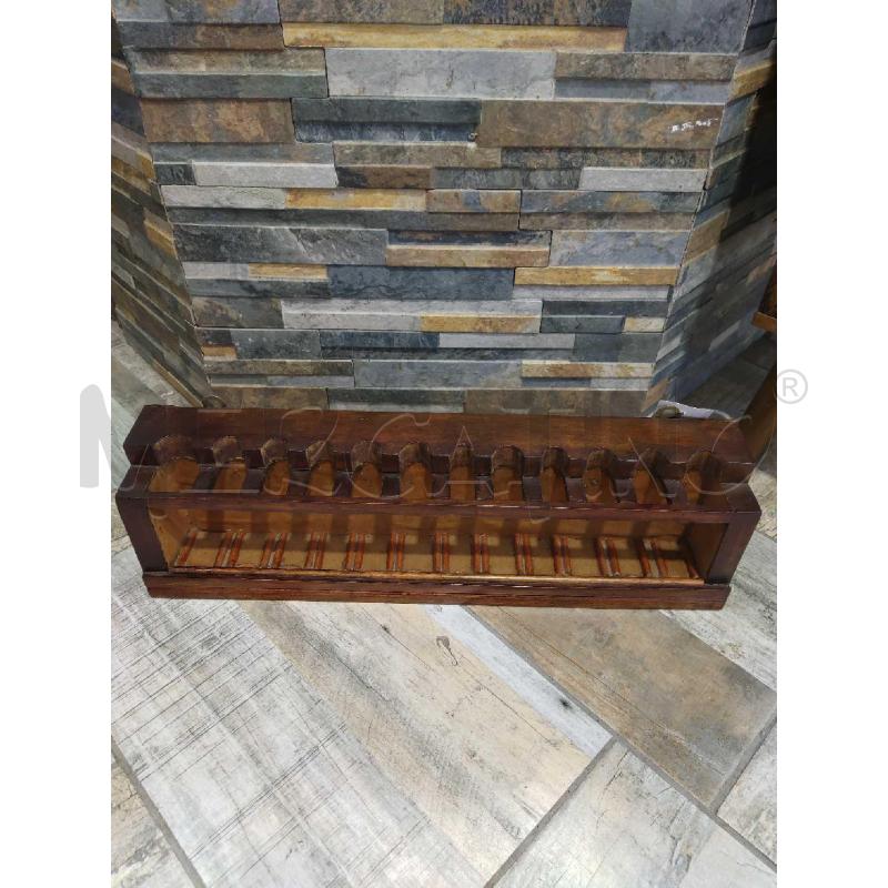 PORTA PIPE MARRONE GRANDE DA APPENDERE | Mercatino dell'Usato Settimo torinese 1