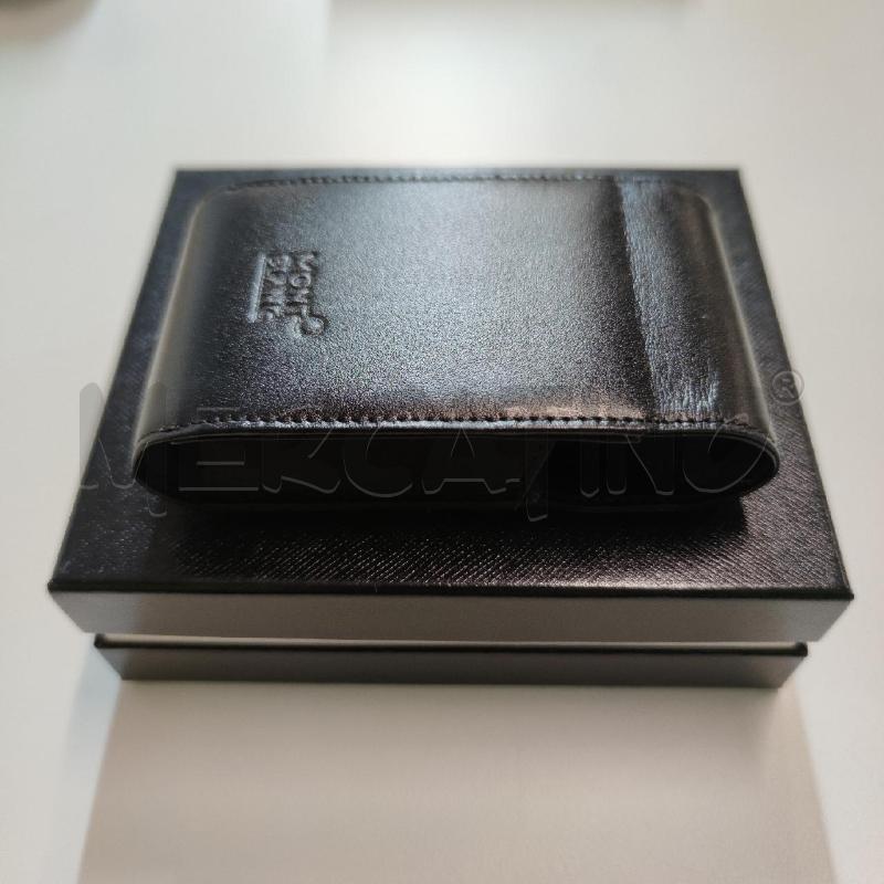 PORTA SIGARETTE MONT BLANC NERO  | Mercatino dell'Usato Settimo torinese 4