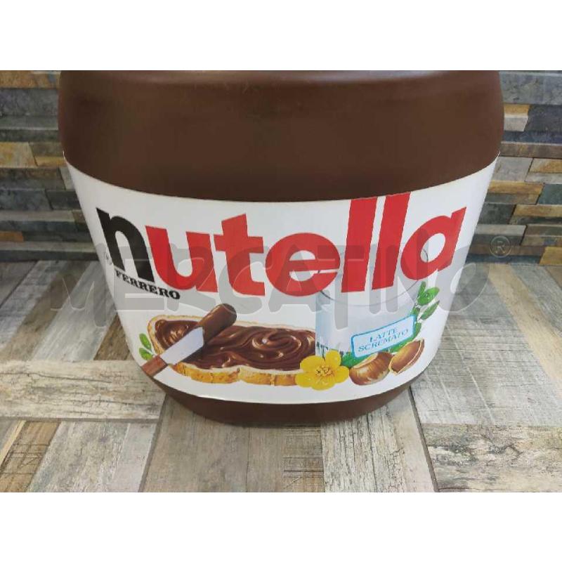 POUF BARATTOLO NUTELLA PLASTICA | Mercatino dell'Usato Settimo torinese 4
