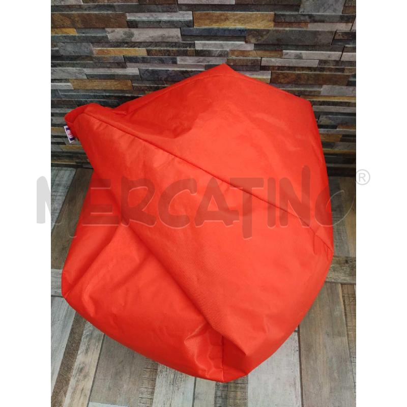 POUF TESSUTO ARANCIONE FURLA | Mercatino dell'Usato Settimo torinese 2
