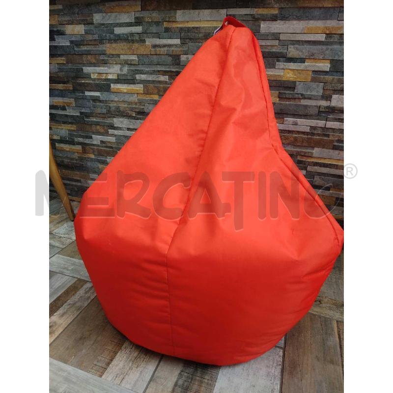 POUF TESSUTO ARANCIONE FURLA | Mercatino dell'Usato Settimo torinese 3