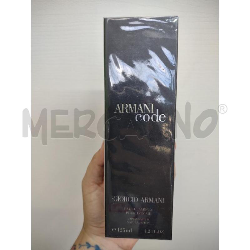 PROFUMO ARMANI CODE 125ML | Mercatino dell'Usato Settimo torinese 1