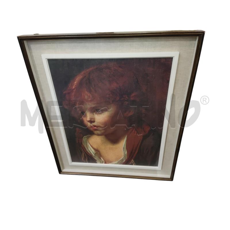 QUADRO BAMBINO CON CAPELLI ROSSI | Mercatino dell'Usato Settimo torinese 1
