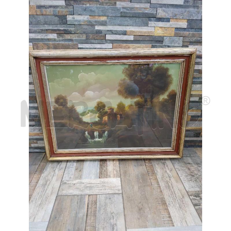 QUADRO CASCATA E ALBERO 63 X 82 XM  | Mercatino dell'Usato Settimo torinese 1