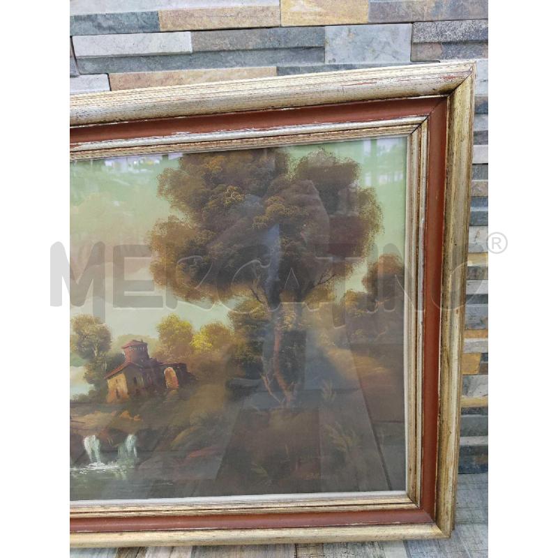 QUADRO CASCATA E ALBERO 63 X 82 XM  | Mercatino dell'Usato Settimo torinese 3