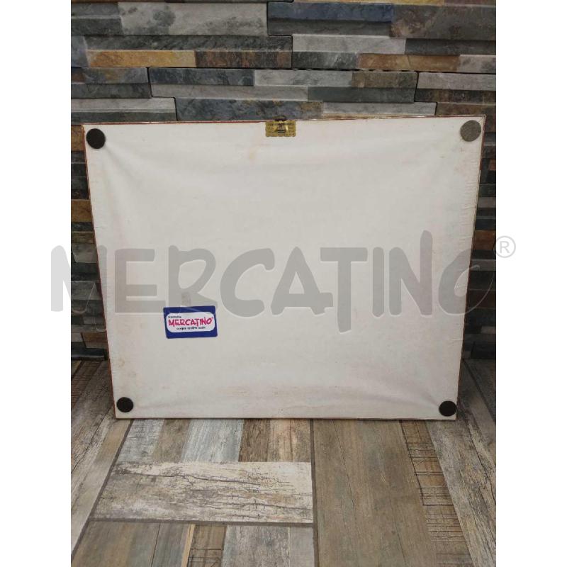 QUADRO CON FIORI VIOLA CAMPAGNA PICCOLO | Mercatino dell'Usato Settimo torinese 2