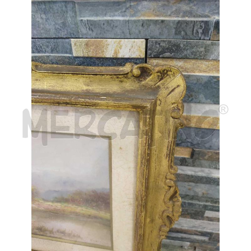 QUADRO CORNICE DORATA PAESAGGIO CAMPAGNA | Mercatino dell'Usato Settimo torinese 3
