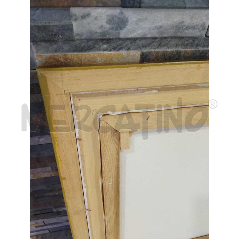 QUADRO CORNICE DORATA PAESAGGIO PERSONE CON CAPPELLO  | Mercatino dell'Usato Settimo torinese 5