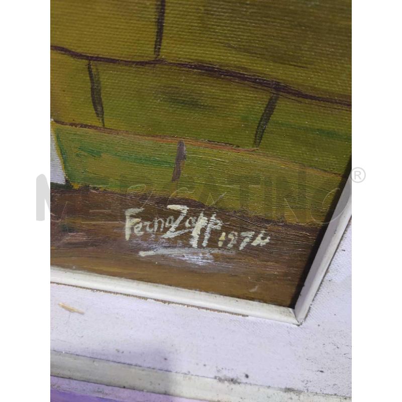 QUADRO CORNICE VIOLA UOMO CON PANTOLONI BIANCHI | Mercatino dell'Usato Settimo torinese 2