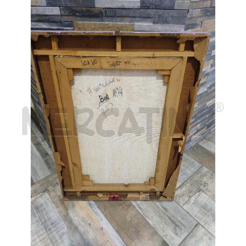 QUADRO CORNICE VIOLA UOMO CON PANTOLONI BIANCHI | Mercatino dell'Usato Settimo torinese 4