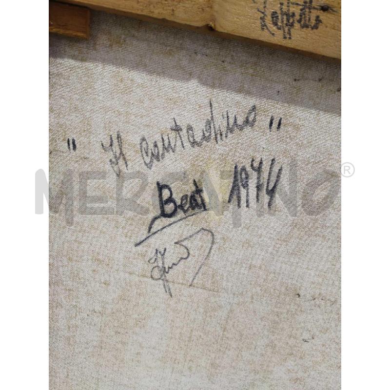 QUADRO CORNICE VIOLA UOMO CON PANTOLONI BIANCHI | Mercatino dell'Usato Settimo torinese 5