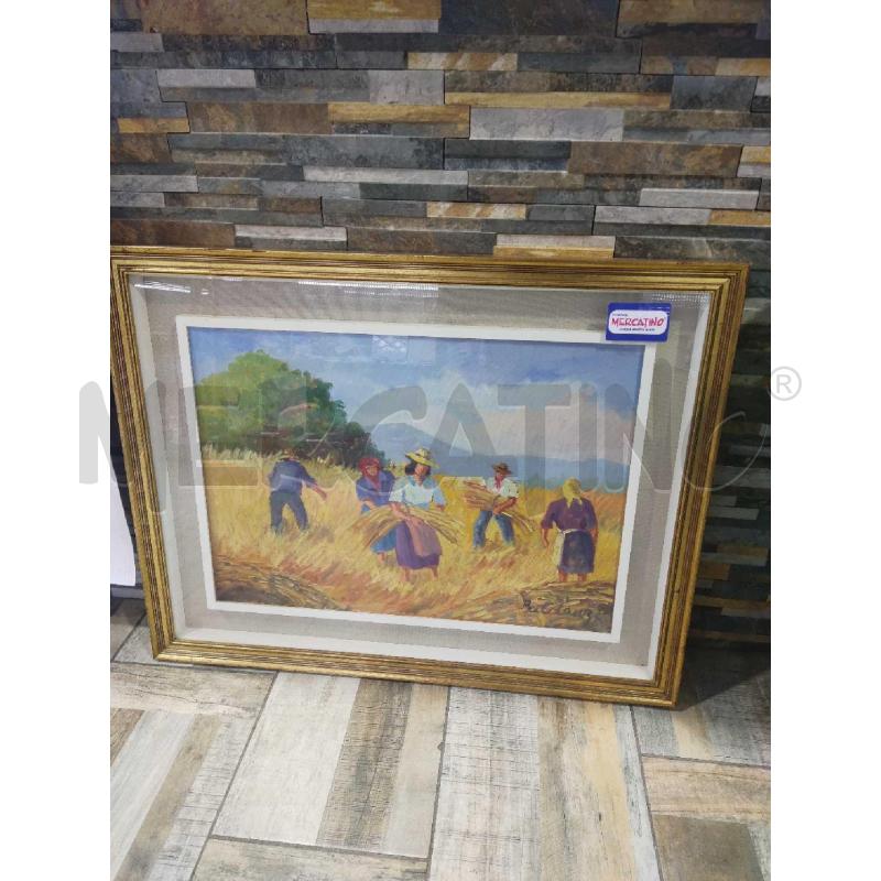 QUADRO DIPINTO CAMPO DI GRANO | Mercatino dell'Usato Settimo torinese 1
